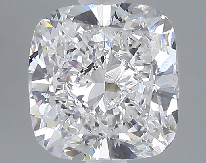 1.57 carat cushion lab grown diamond D color VVS2 clarity