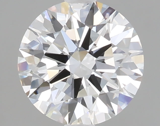 1.56 carat round lab grown diamond E color VVS2 clarity