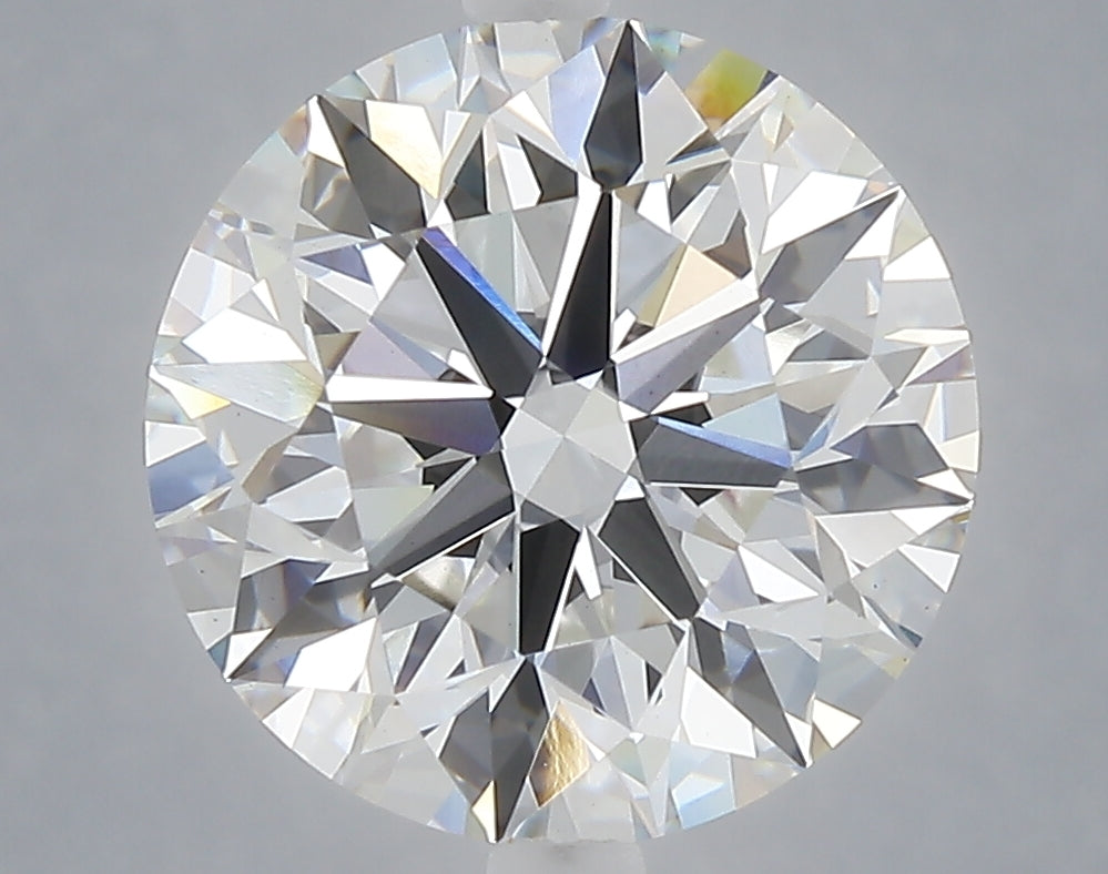 5.03 carat round lab grown diamond F color VVS2 clarity