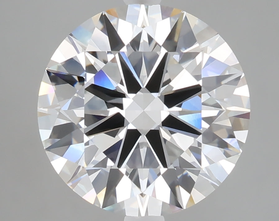 4.02 carat round lab grown diamond E color VVS2 clarity