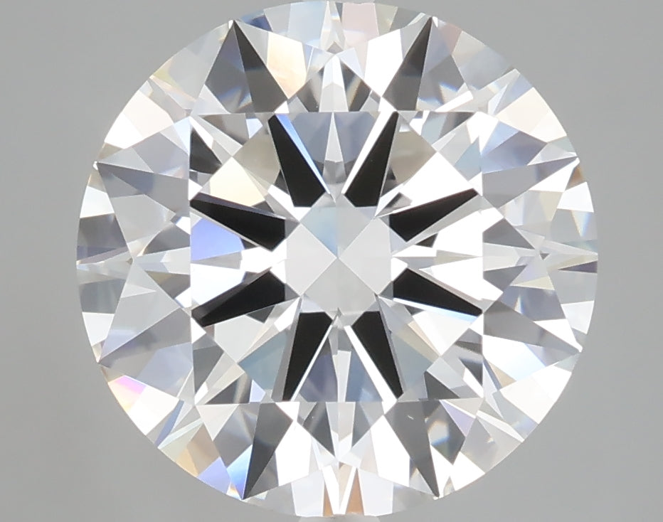 5.00 carat round lab grown diamond F color VVS2 clarity