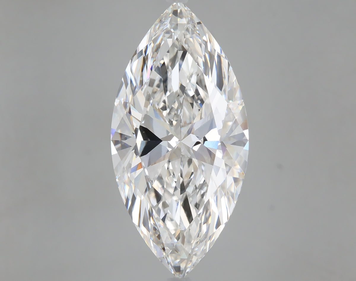 10.08 carat marquise lab grown diamond F color VVS2 clarity