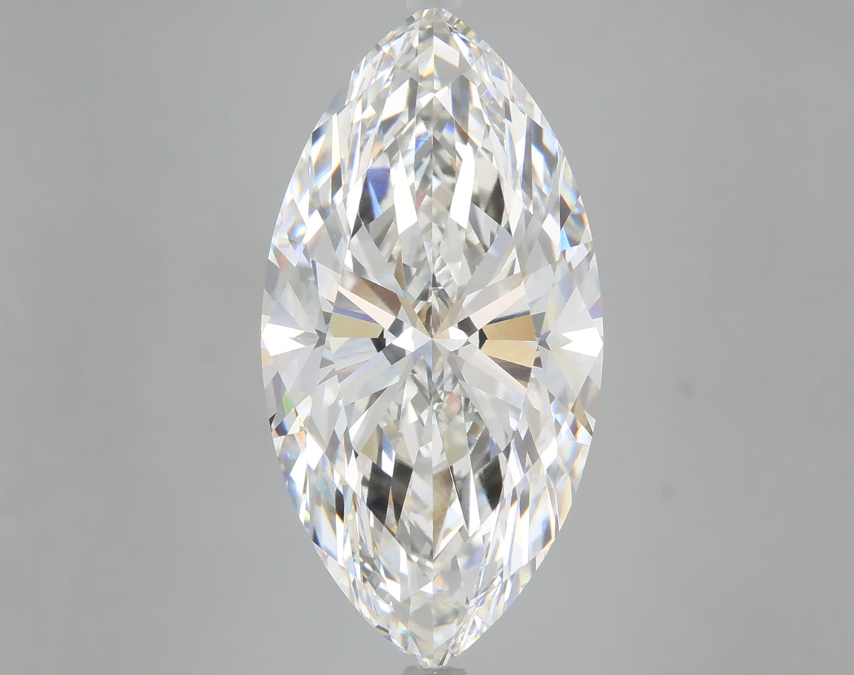 10.53 carat marquise lab grown diamond G color VVS2 clarity