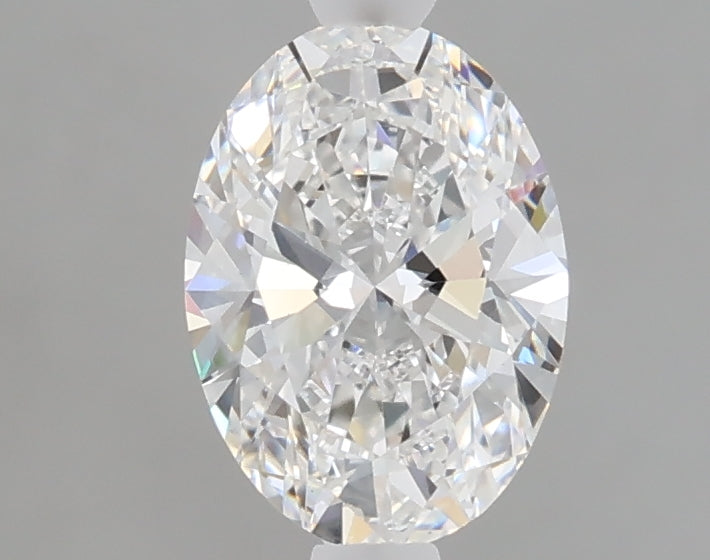 1.06 carat oval lab grown diamond D color VVS2 clarity