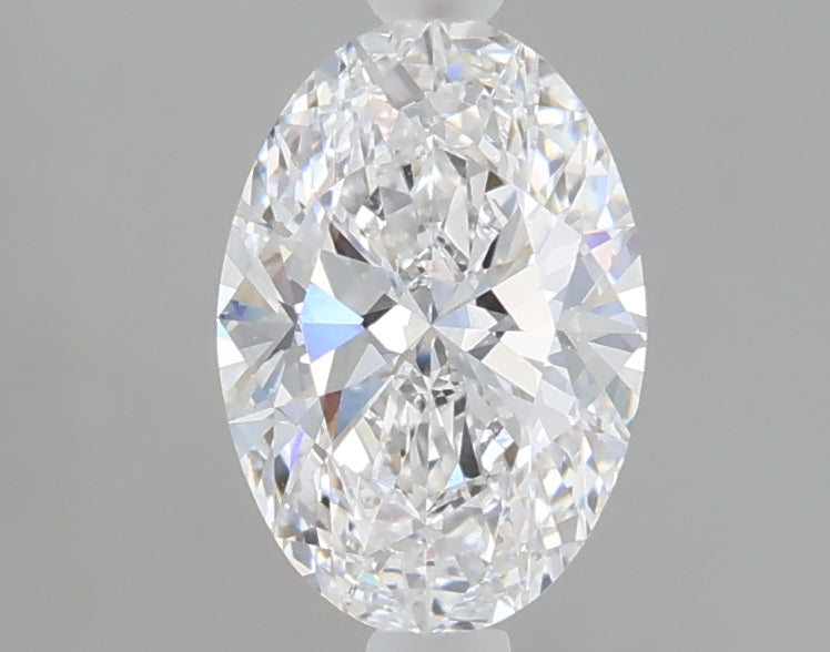1.08 carat oval lab grown diamond D color VS1 clarity