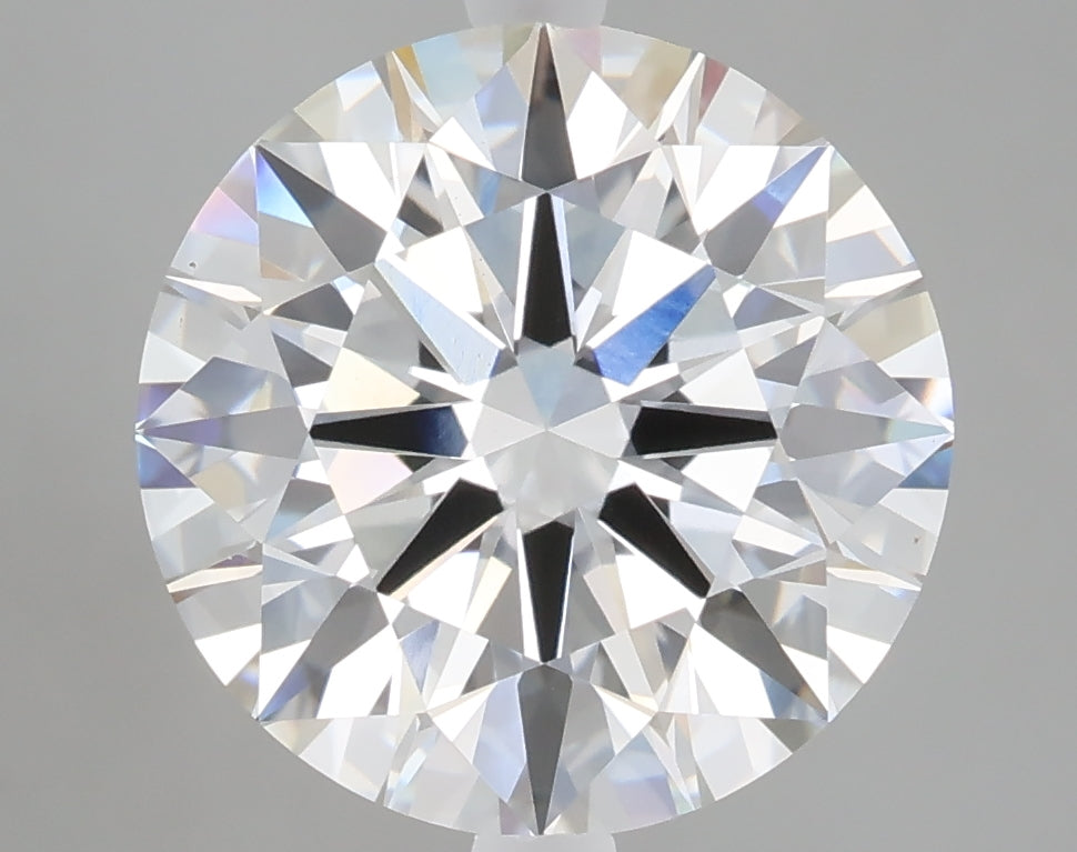 5.07 carat round lab grown diamond E color VS1 clarity