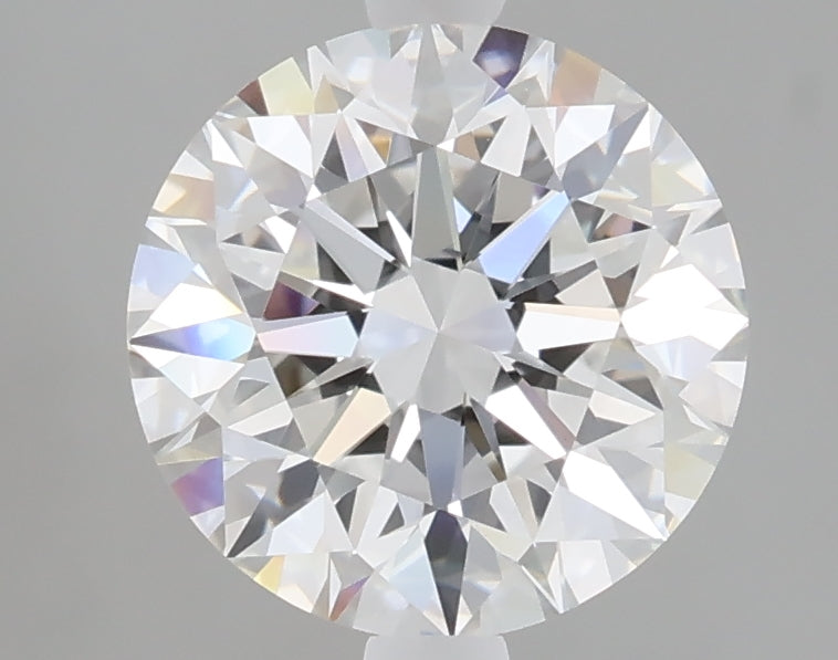 2.37 carat round lab grown diamond E color VVS2 clarity