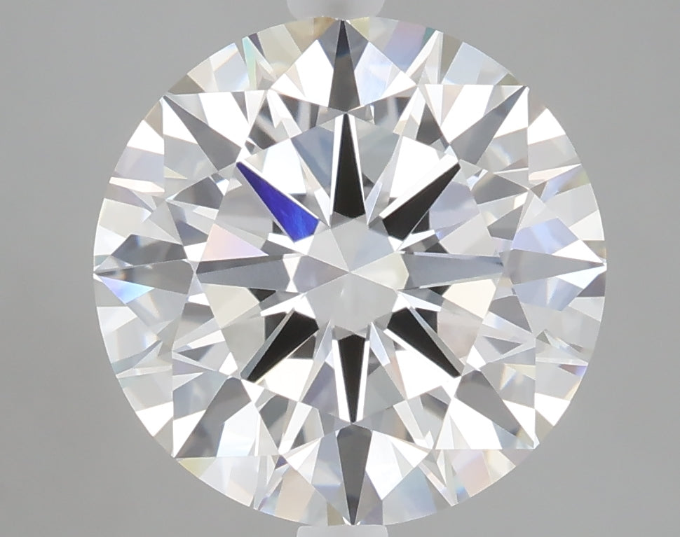 5.01 carat round lab grown diamond F color VVS2 clarity