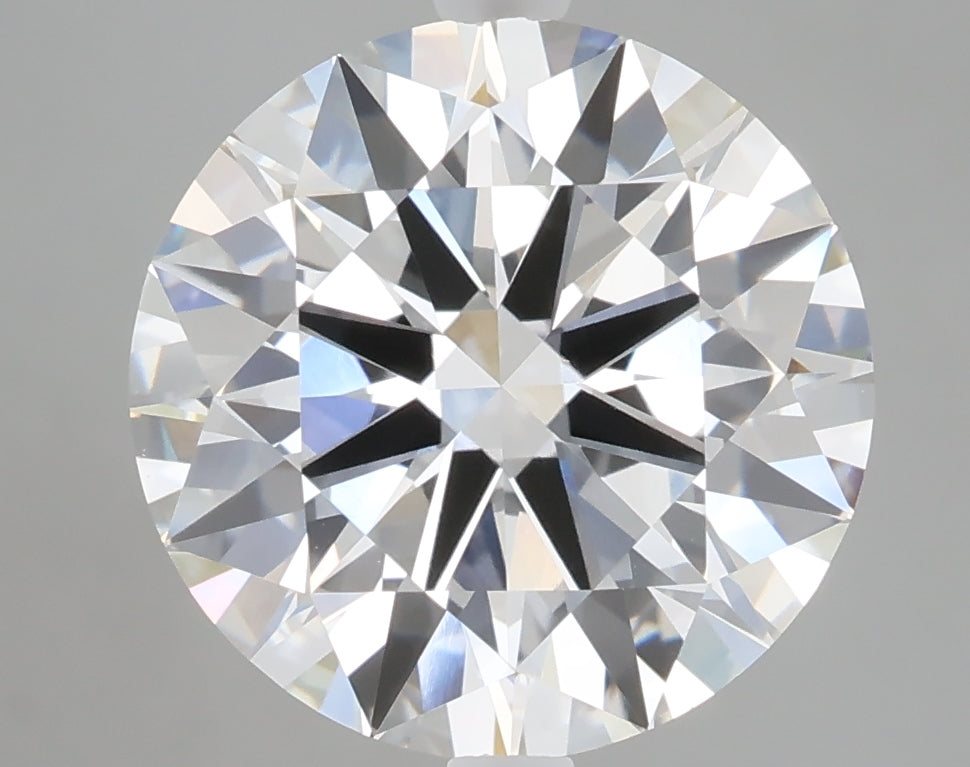 5.20 carat round lab grown diamond E color VVS2 clarity
