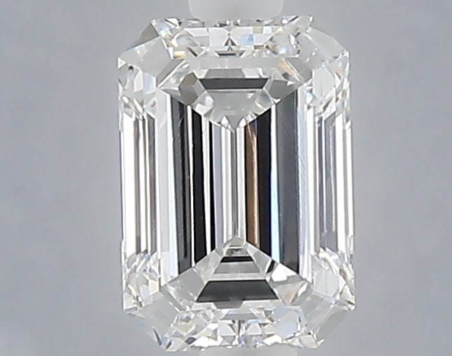 1.04 carat emerald lab grown diamond D color VVS2 clarity