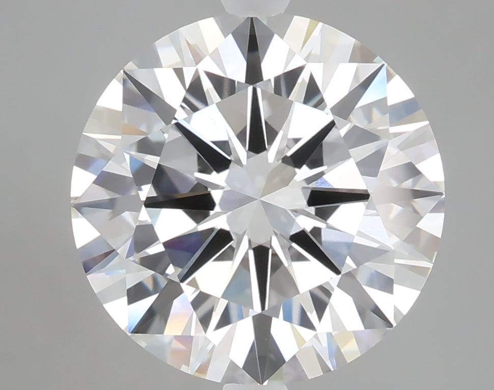 5.00 carat round lab grown diamond F color VVS2 clarity