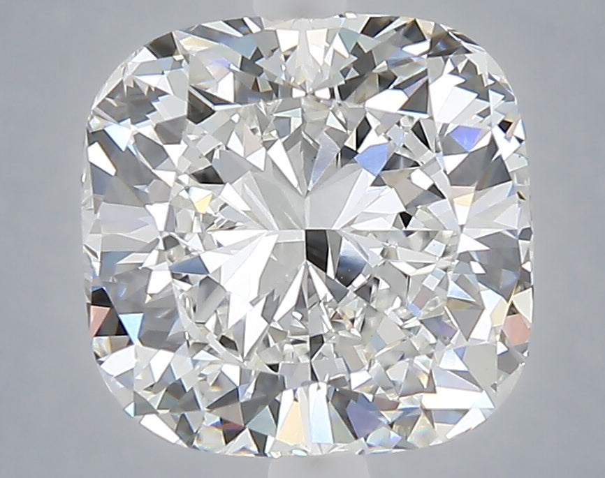 4.06 carat cushion lab grown diamond E color VS1 clarity
