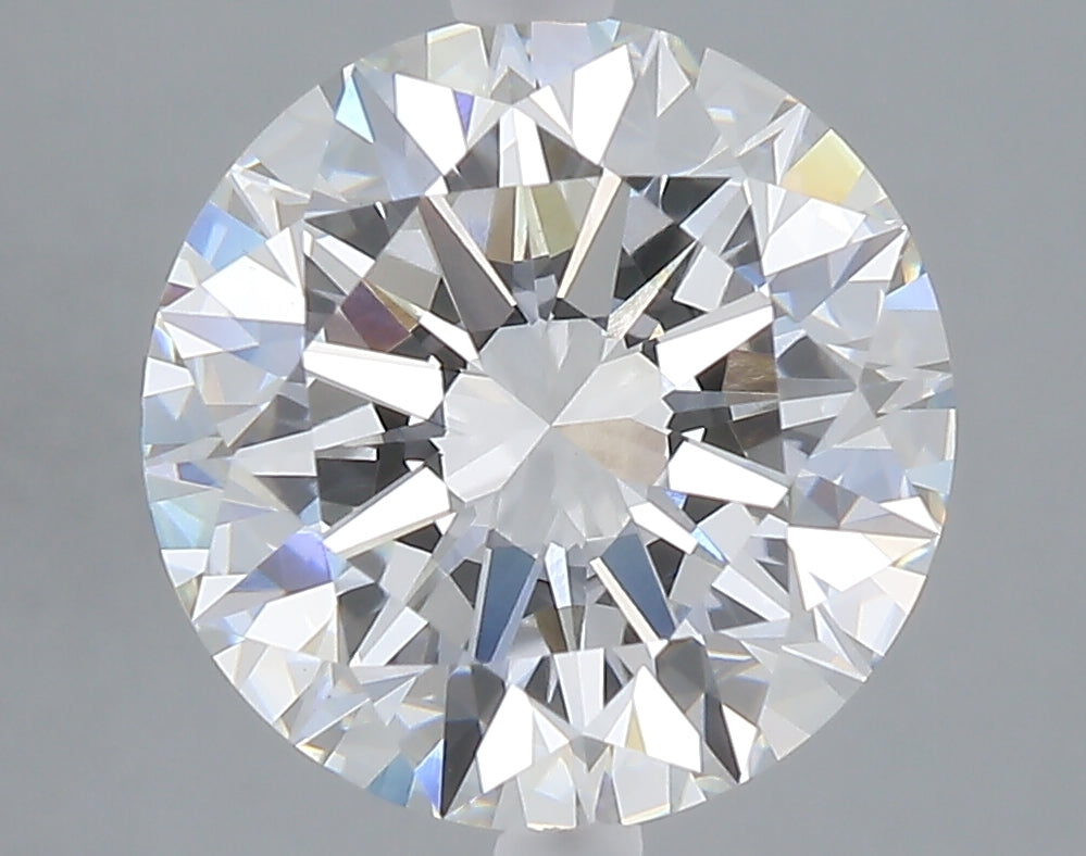 5.00 carat round lab grown diamond E color VVS2 clarity