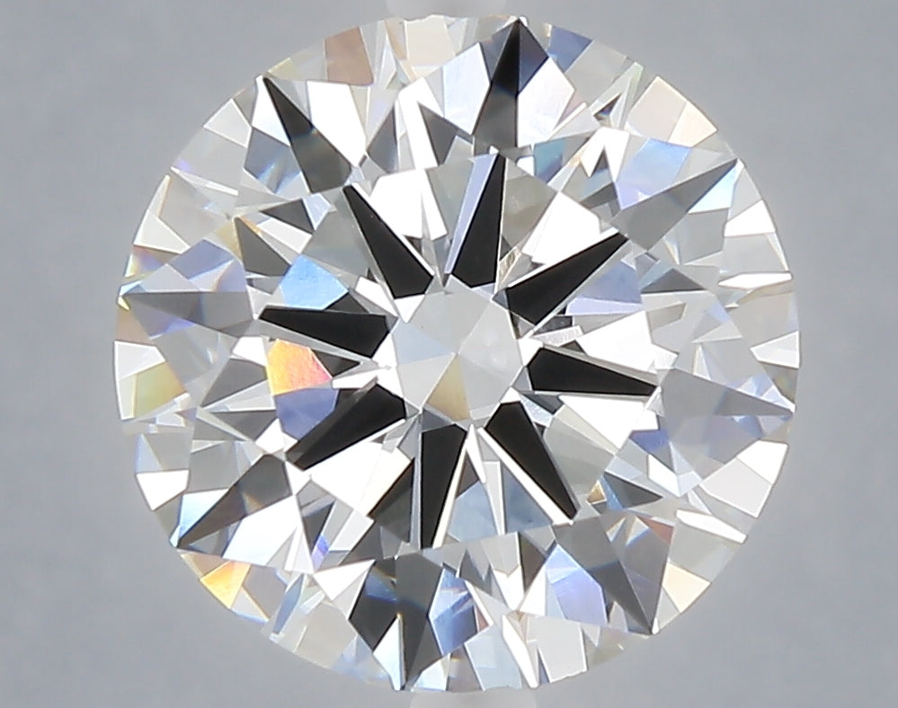 5.05 carat round lab grown diamond F color VVS2 clarity