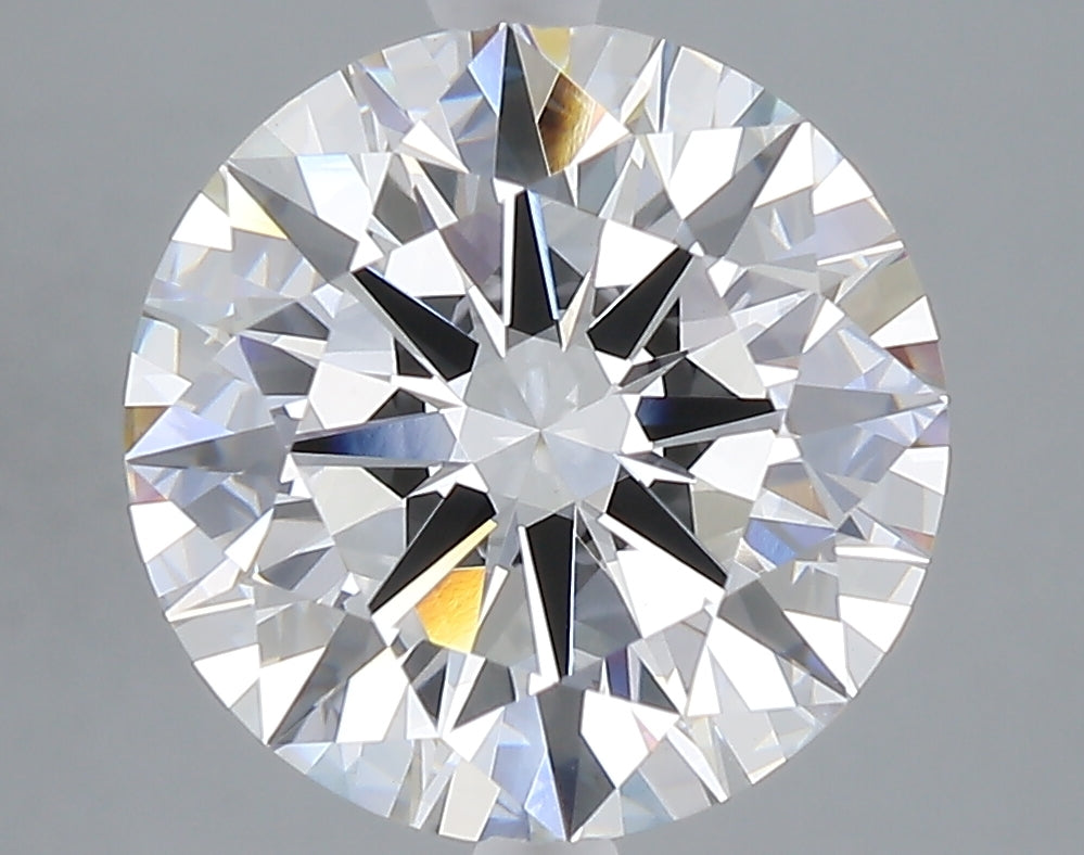 5.05 carat round lab grown diamond E color VVS2 clarity