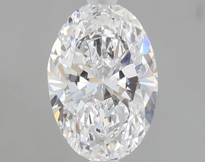 1.08 carat oval lab grown diamond D color VVS1 clarity