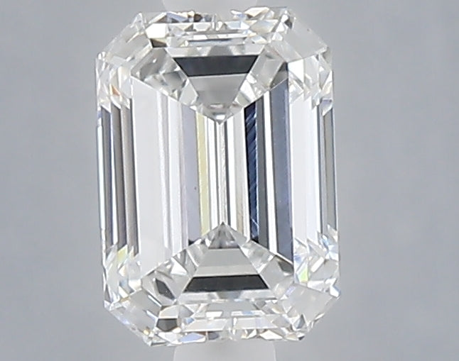 1.02 carat emerald lab grown diamond D color VS1 clarity