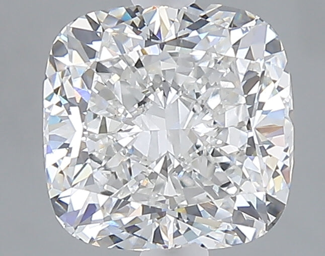 2.01 carat cushion lab grown diamond E color VVS2 clarity
