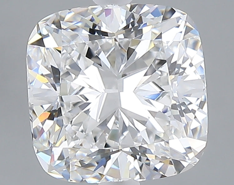 3.10 carat cushion lab grown diamond E color VVS2 clarity