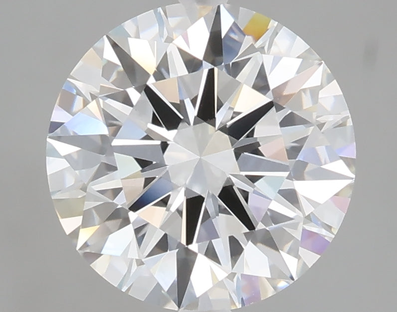 3.10 carat round lab grown diamond E color VVS2 clarity
