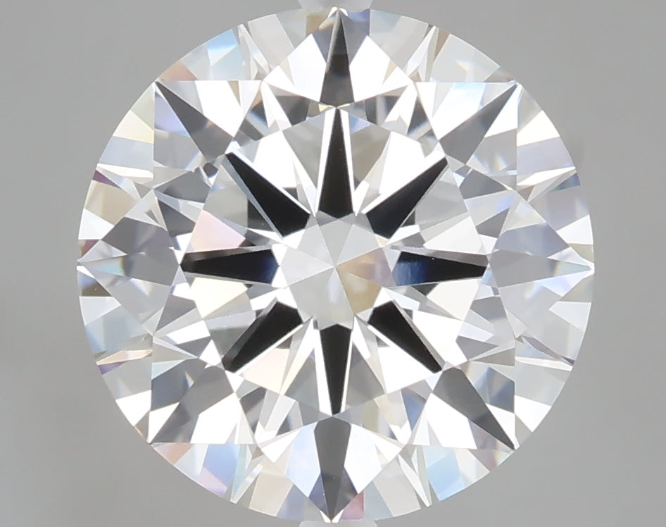 5.04 carat round lab grown diamond E color VVS1 clarity