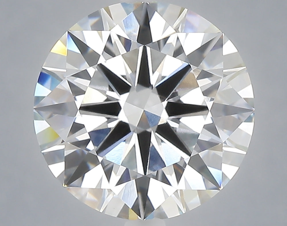 5.03 carat round lab grown diamond E color VVS2 clarity