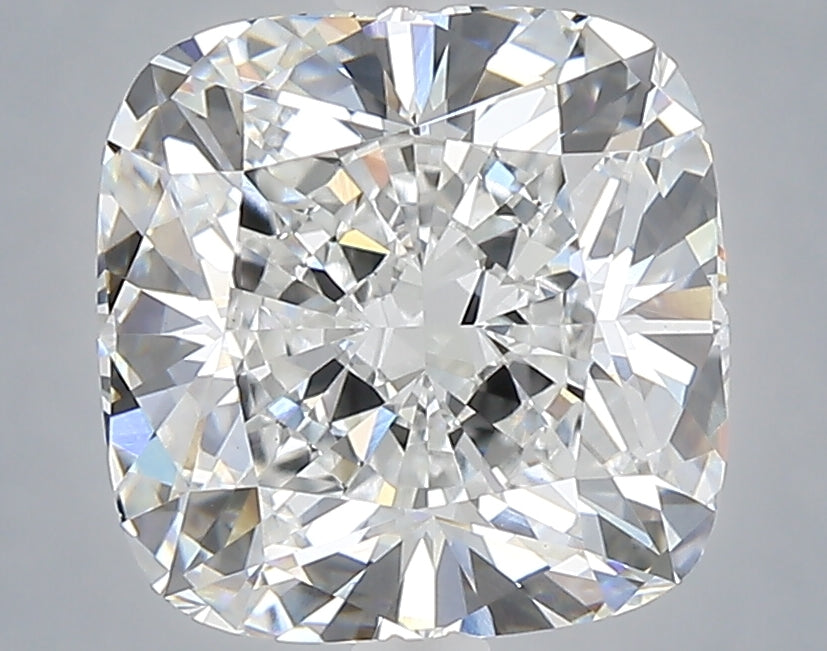 4.03 carat cushion lab grown diamond E color VVS2 clarity