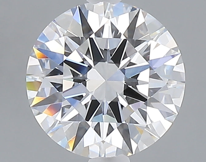 1.52 carat round lab grown diamond D color VVS2 clarity