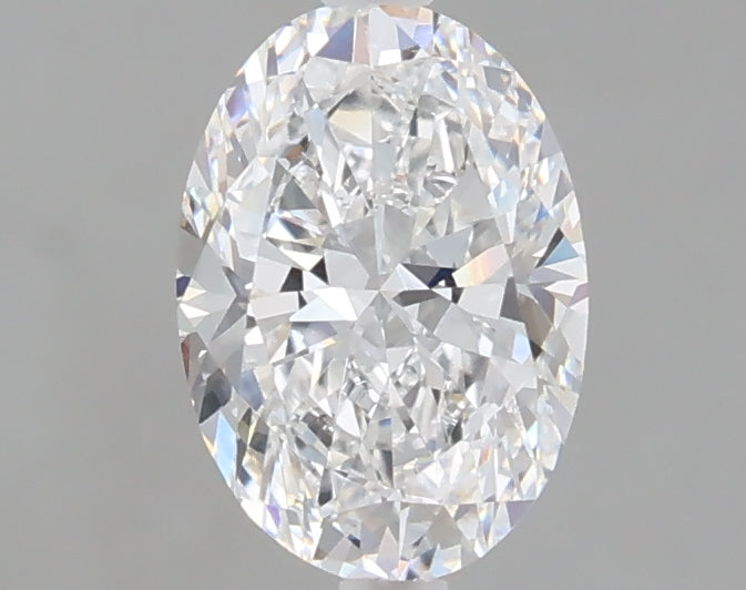 1.05 carat oval lab grown diamond D color VVS2 clarity