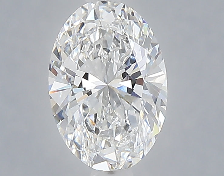 1.07 carat oval lab grown diamond D color VVS2 clarity