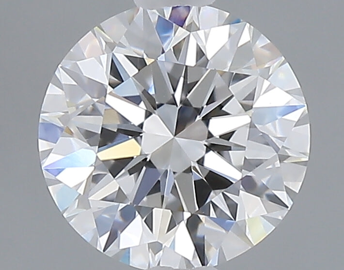 1.07 carat round lab grown diamond D color VVS2 clarity