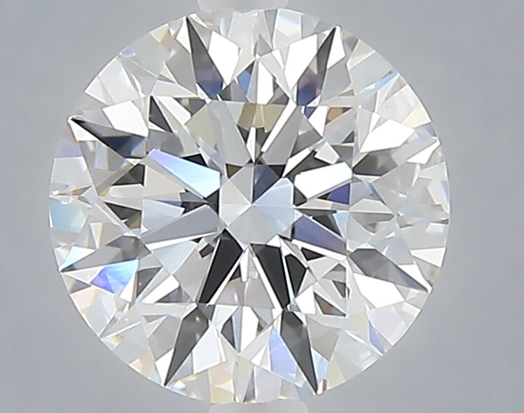 2.08 carat round lab grown diamond E color VVS2 clarity
