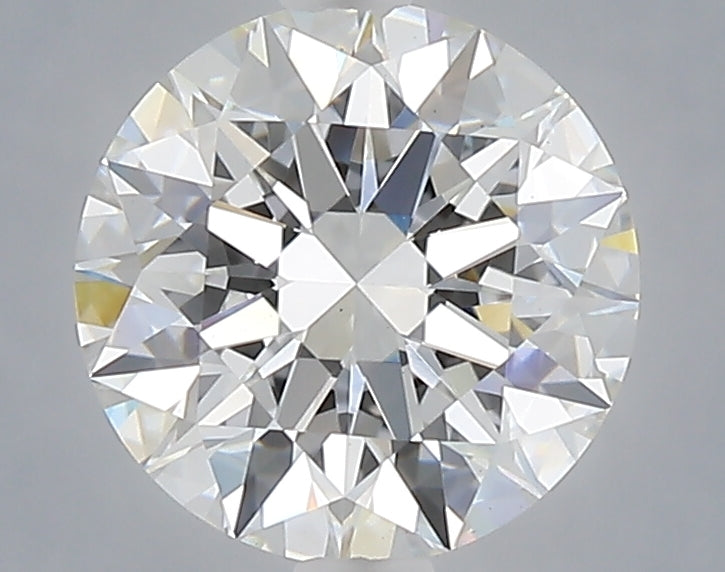 2.09 carat round lab grown diamond E color VVS2 clarity