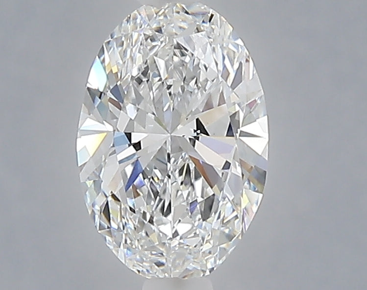 1.05 carat oval lab grown diamond D color VVS2 clarity