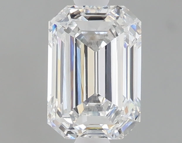 1.04 carat emerald lab grown diamond E color VS1 clarity