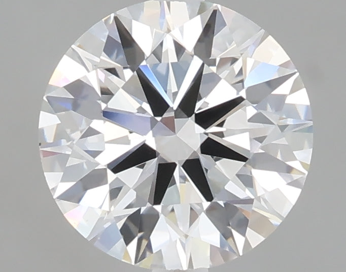 2.05 carat round lab grown diamond F color VVS2 clarity
