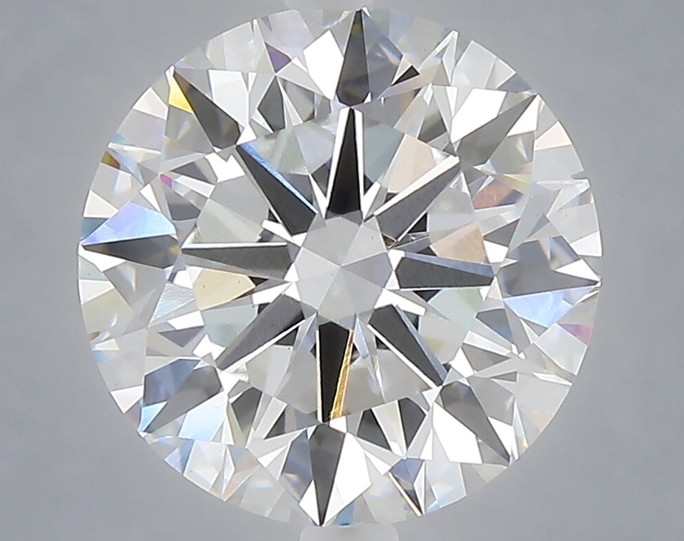 5.01 carat round lab grown diamond F color VS1 clarity