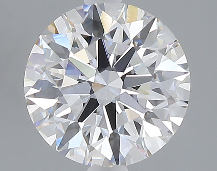 2.09 carat round lab grown diamond E color VVS2 clarity