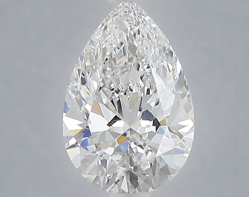 1.60 carat pear lab grown diamond D color VVS2 clarity