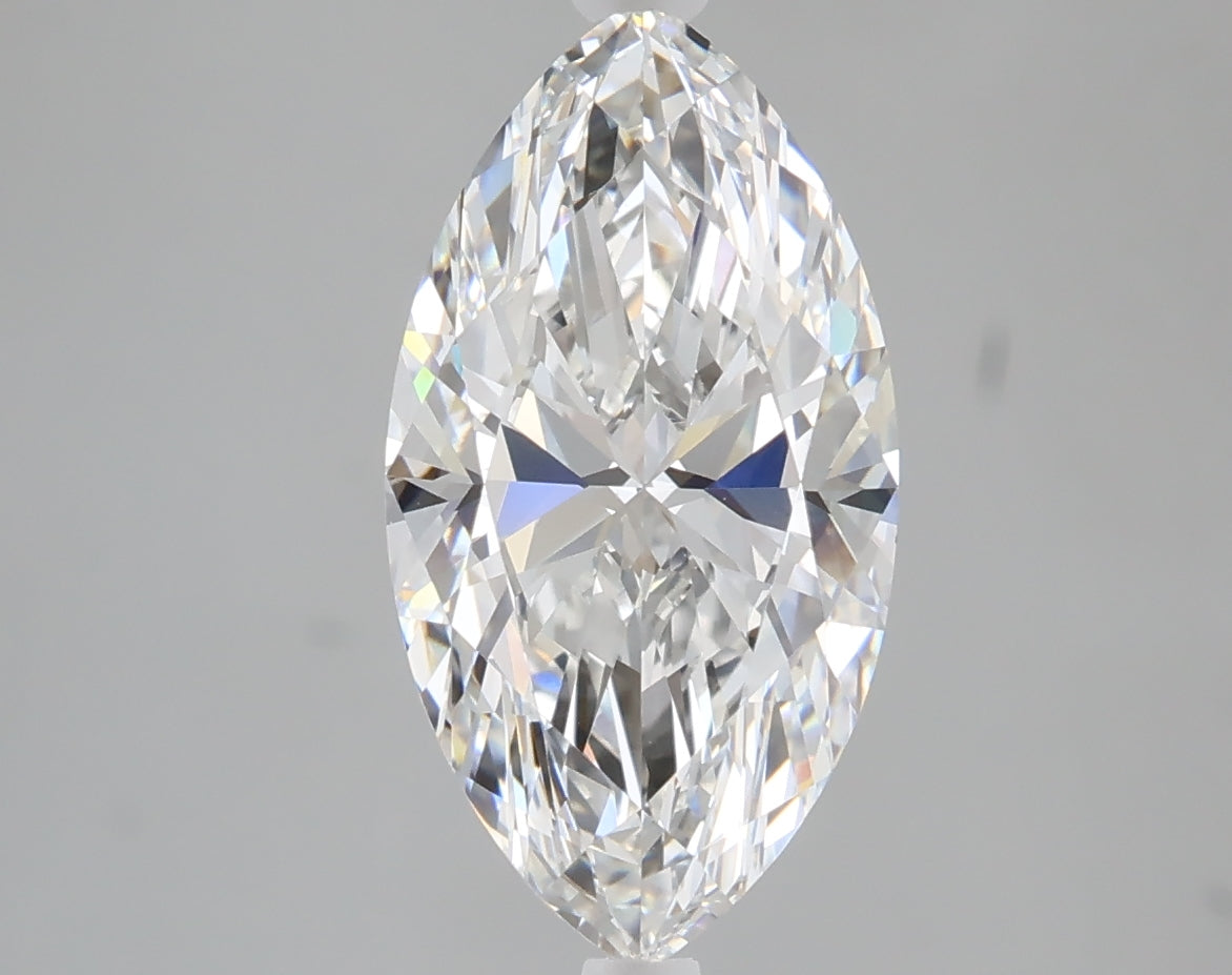 2.77 carat marquise lab grown diamond E color VS1 clarity