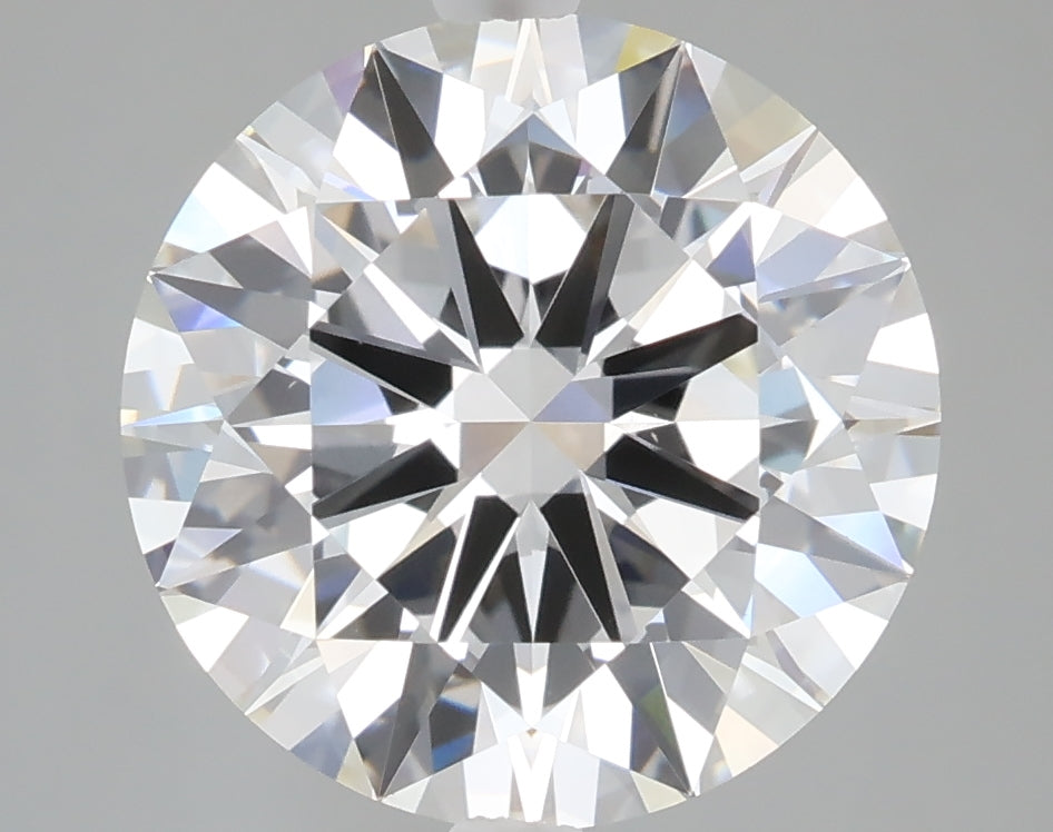 5.01 carat round lab grown diamond E color VS1 clarity