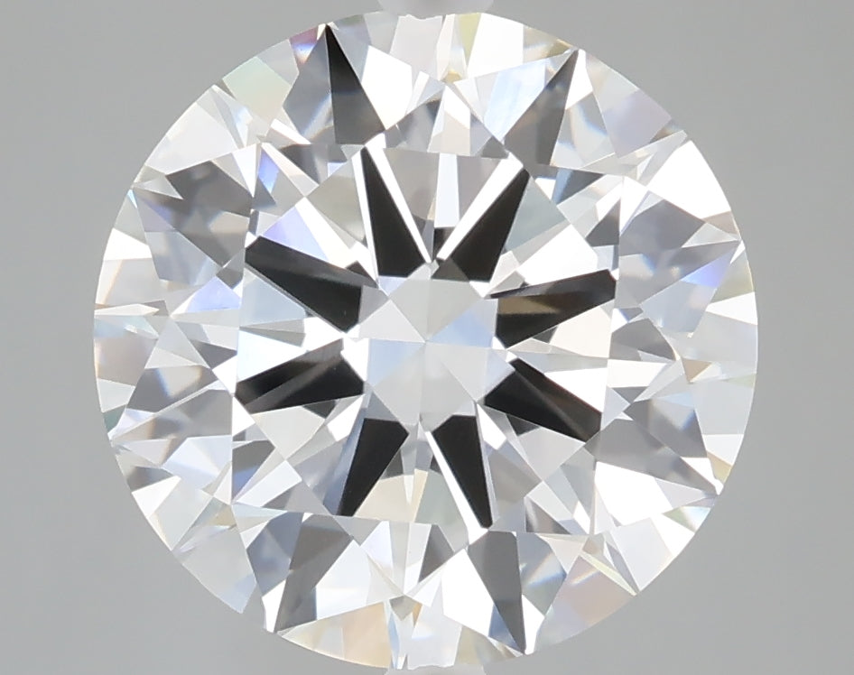 5.03 carat round lab grown diamond F color VVS2 clarity