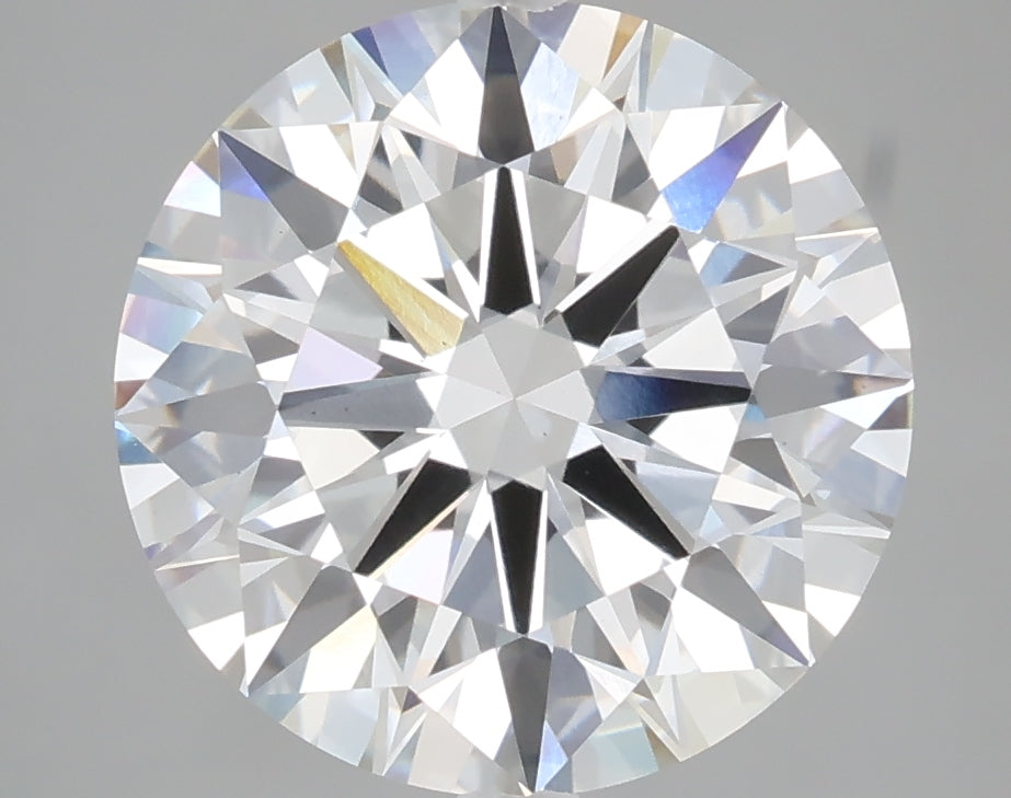 5.00 carat round lab grown diamond F color VS2 clarity