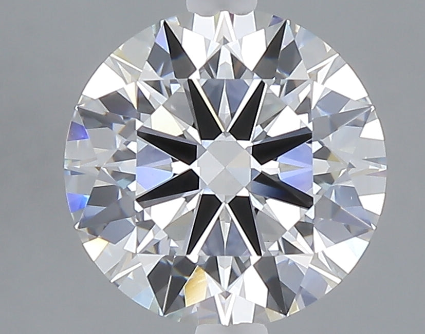 2.75 carat round lab grown diamond E color VVS2 clarity