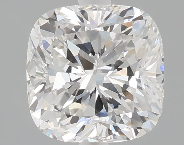 2.09 carat cushion lab grown diamond E color VVS1 clarity