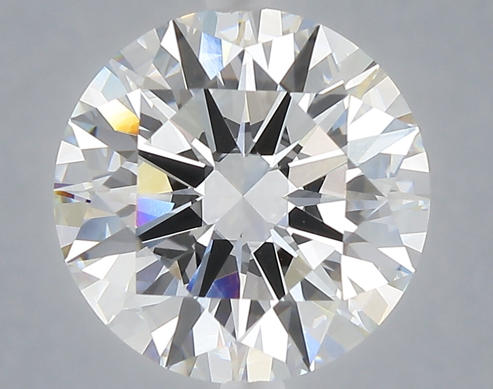 5.06 carat round lab grown diamond E color VVS2 clarity