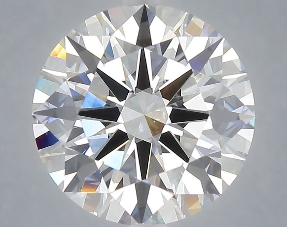 5.01 carat round lab grown diamond F color VS1 clarity