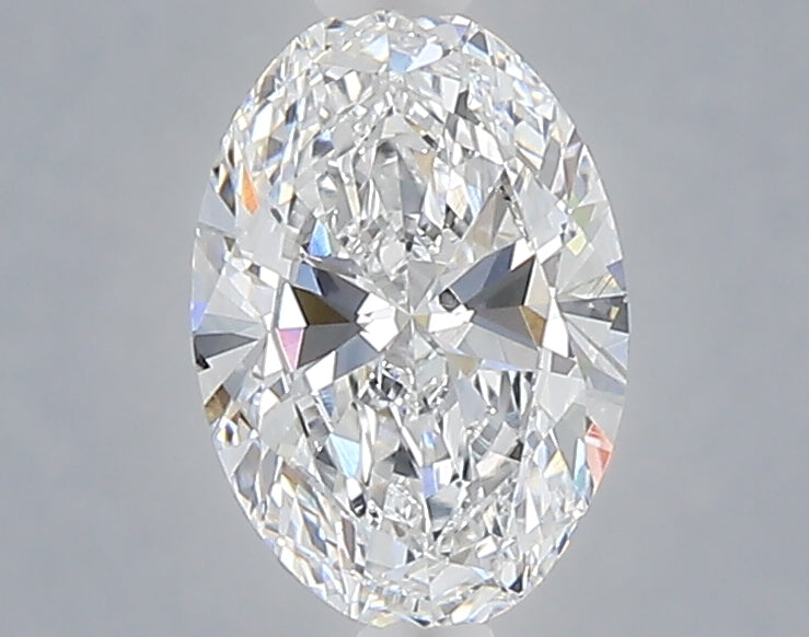 1.06 carat oval lab grown diamond D color VVS2 clarity