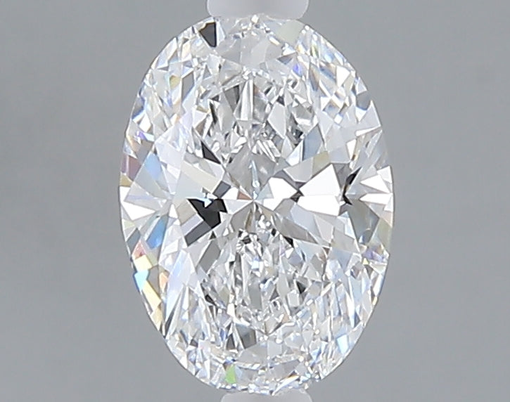 1.03 carat oval lab grown diamond D color VVS2 clarity