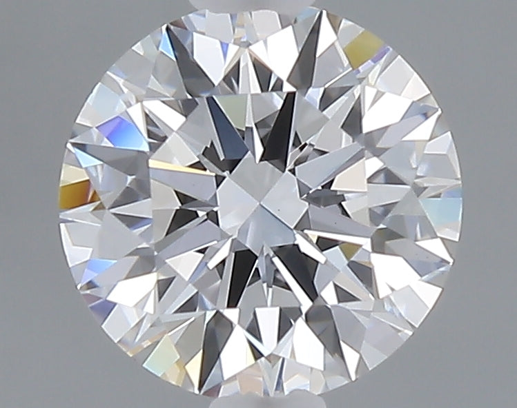 1.07 carat round lab grown diamond D color VVS2 clarity
